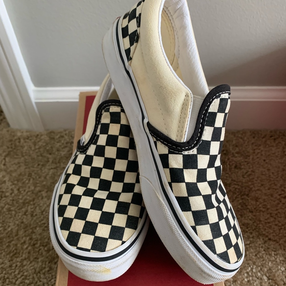 Kids Vans Checkered size 2